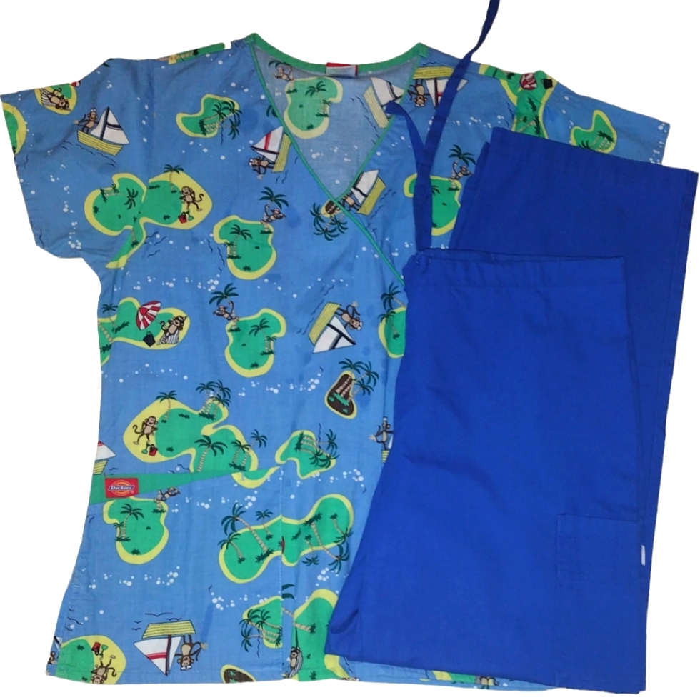 Monkeys Scrub Set